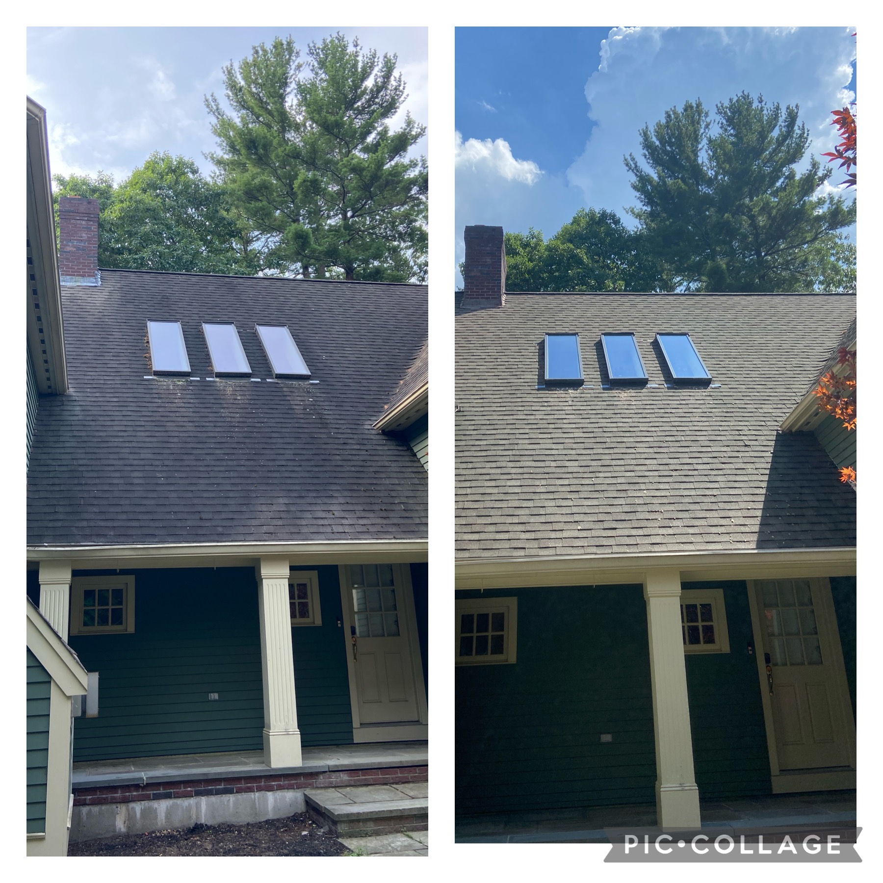 Roof cleaning patio washing